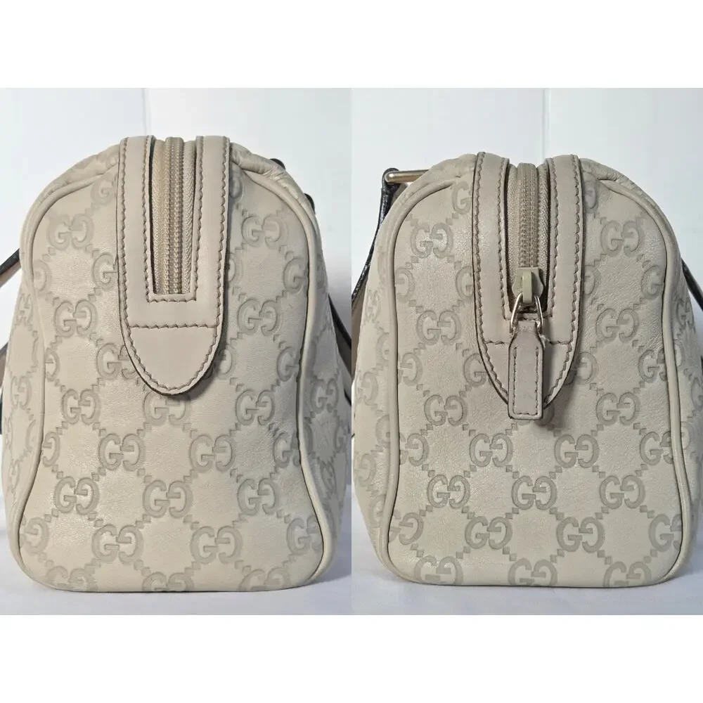 Gucci Signature GG Embossed Boston Shoulder Bag
